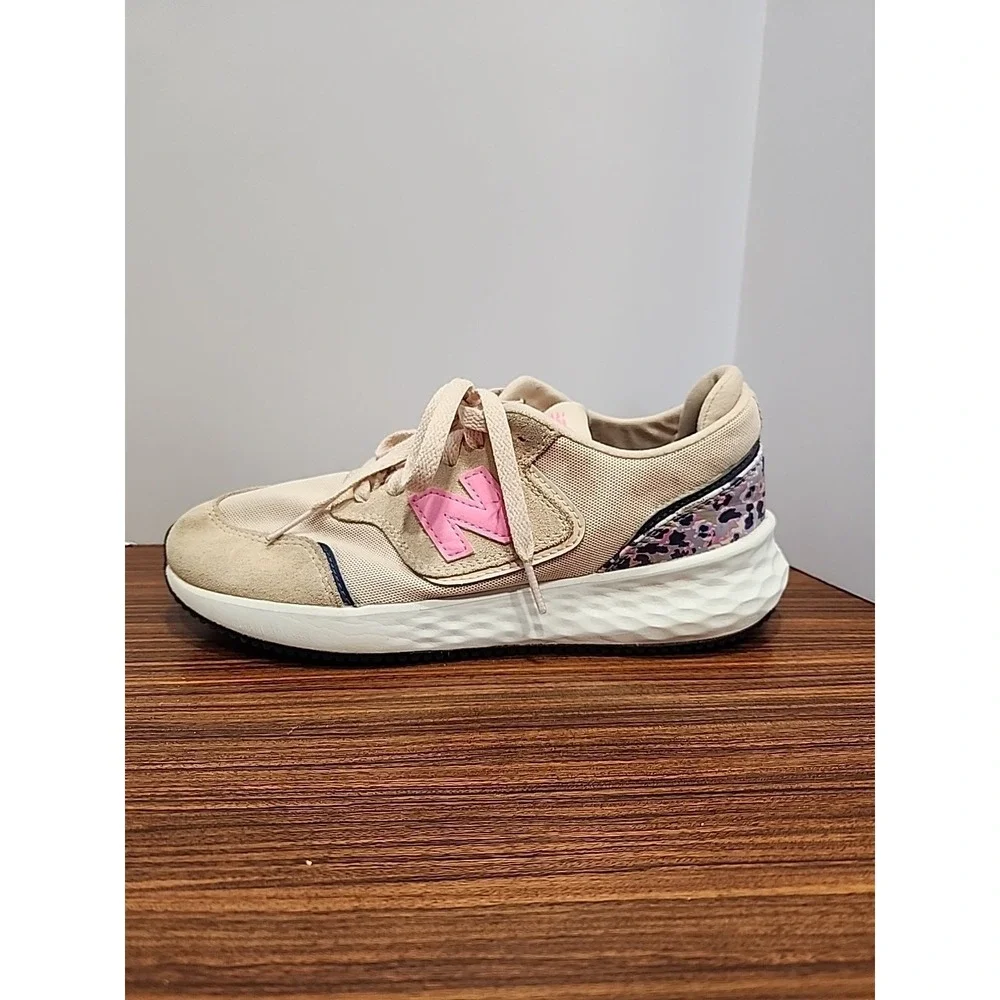 New Balance Fresh Foam X70 V1 Women's Tan Pink Size 5 B Sneakers Shoes - Picture 6 of 9